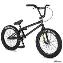 Eastern Bikes Nightwasp Bicicleta BMX de 20 pulgadas, marco cromado completo (negro)