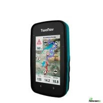 TwoNav - GPS Cross - Multideporte Bicicleta Ciclismo BTT Senderismo Trekking/Compacto y Ligero/Pantalla 3.2' / Autonomía 20 h/Memoria 32 GB/Mapa topográfico Incluido