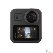 GoPro Max, Cámara de Acción Digital a Prueba de Agua 360 con Estabilización Irrompible, Pantalla Táctil y Control de Voz, Bluetooth USB Wireless, GoPro Quik, Black