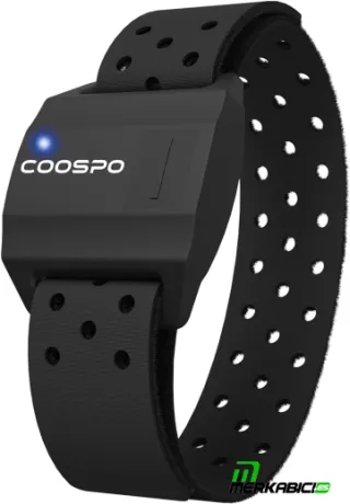 COOSPO HW706 Pulsómetros Banda Frecuencia Cardiaca Brazo Bluetooth Ant+, Impermeable IP67 para Wahoo, Strava, Polar Beat, DDP Yoga, Adidas Run, Rouvy, Pulsoid