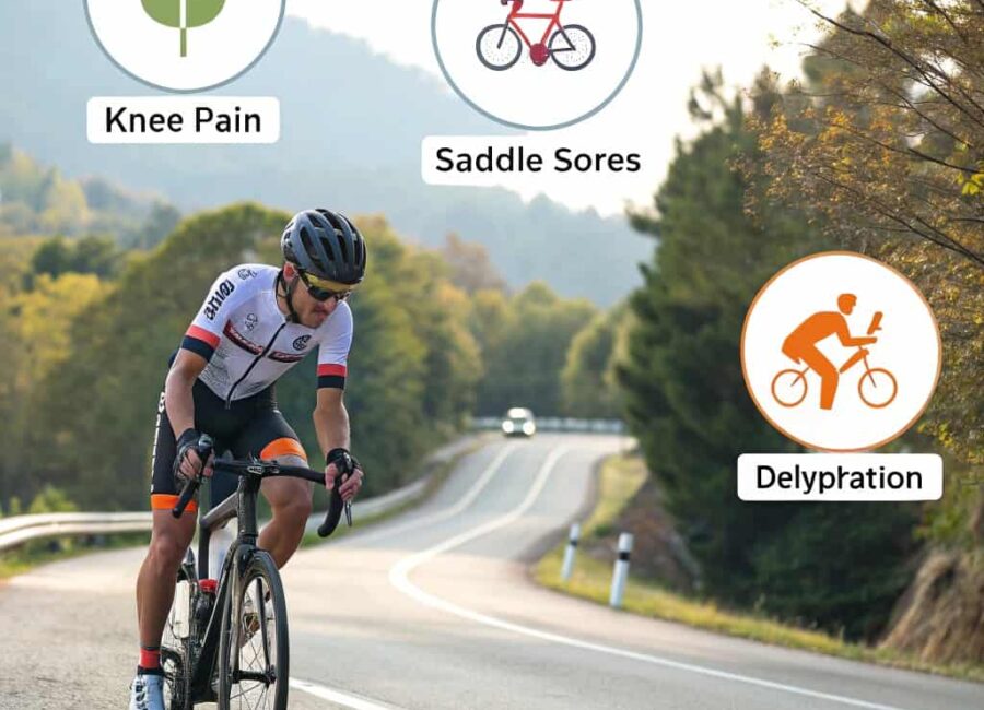 las principales enfermedades del ciclista