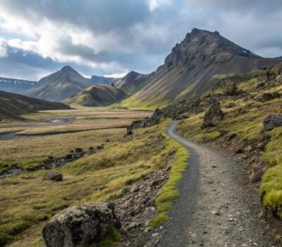 trail de monta a en islandia
