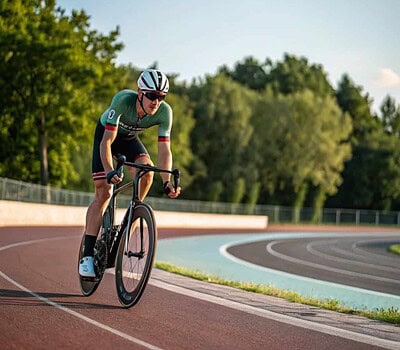 calentamiento ciclista en bici