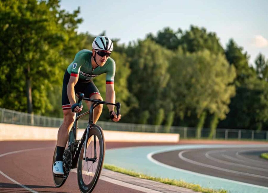 calentamiento ciclista en bici
