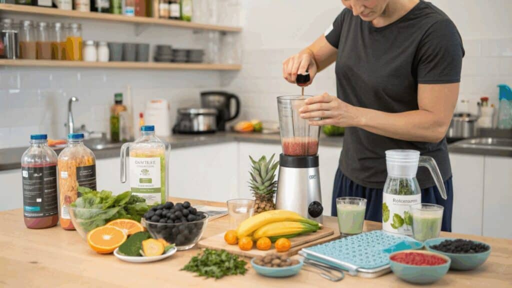 Aprende a preparar tus bebidas de recuperación