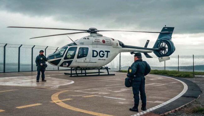 imagen helicoptero de la dgt