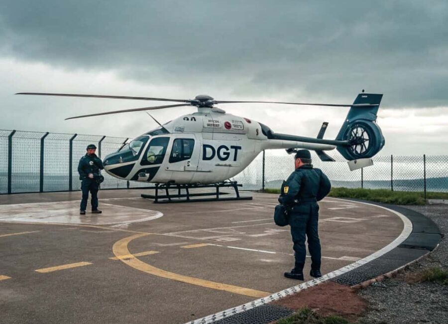imagen helicoptero de la dgt