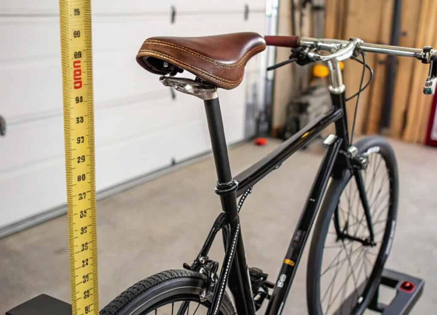 calcular la altura del sill n de una bicicleta