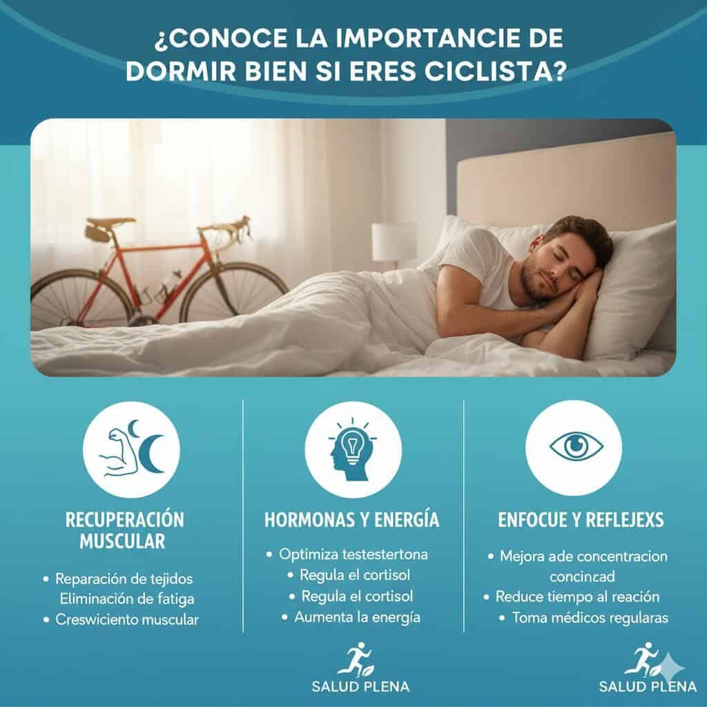 Conoce la importancia de dormir bien si eres ciclista