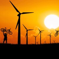 Pedalear con viento en contra