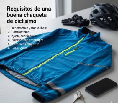 Requisitos de una buena chaqueta de ciclismo