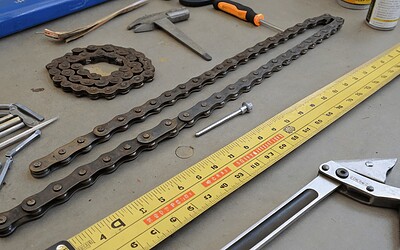 Formas de medir la longitud de la cadena de una bicicleta