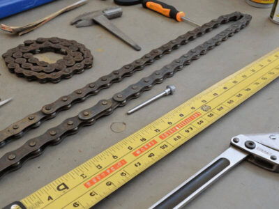 Formas de medir la longitud de la cadena de una bicicleta