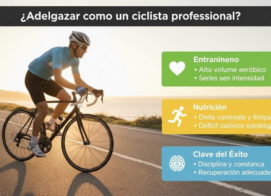 Adelgazar como un ciclista profesional