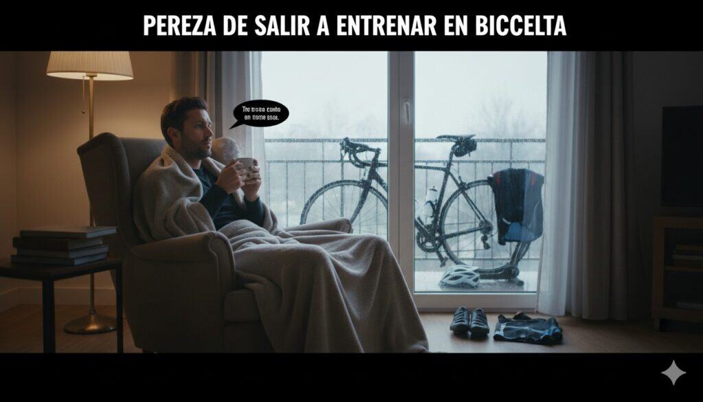 Pereza de salir a pedalear