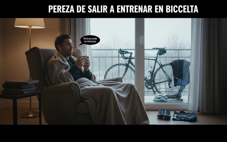 Pereza de salir a pedalear