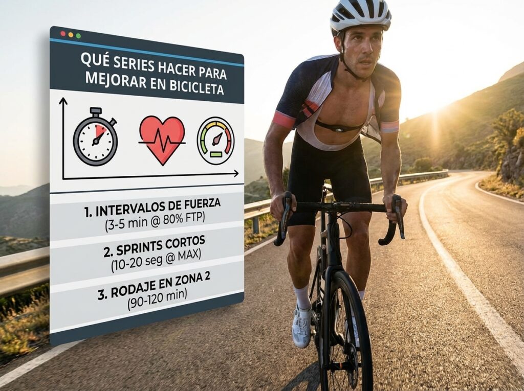 Qué series hacer para mejorar en bicicleta