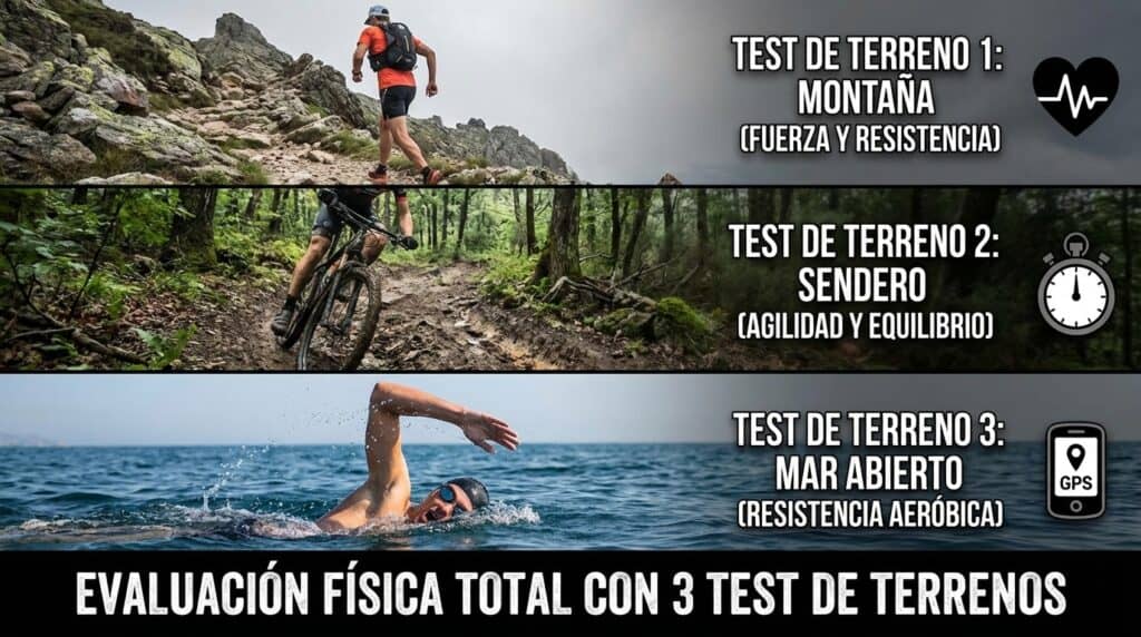 Evaluar tu condición física con 3 test de terrenos
