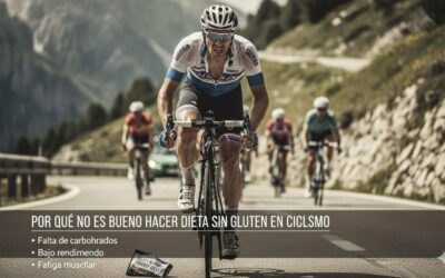 Porque no es bueno hacer dieta sin gluten en ciclismo