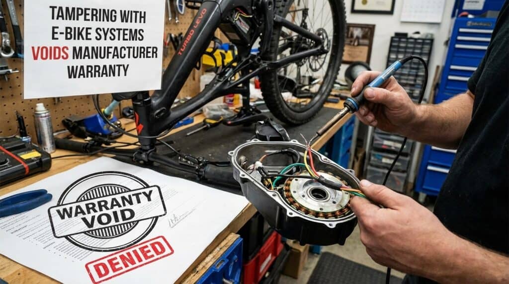 Trucar una bicicleta eléctrica igual a perder la garantía