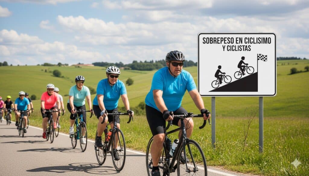 Sobrepeso en ciclismo y ciclistas