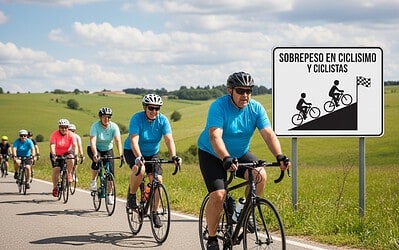 Sobrepeso en ciclismo y ciclistas