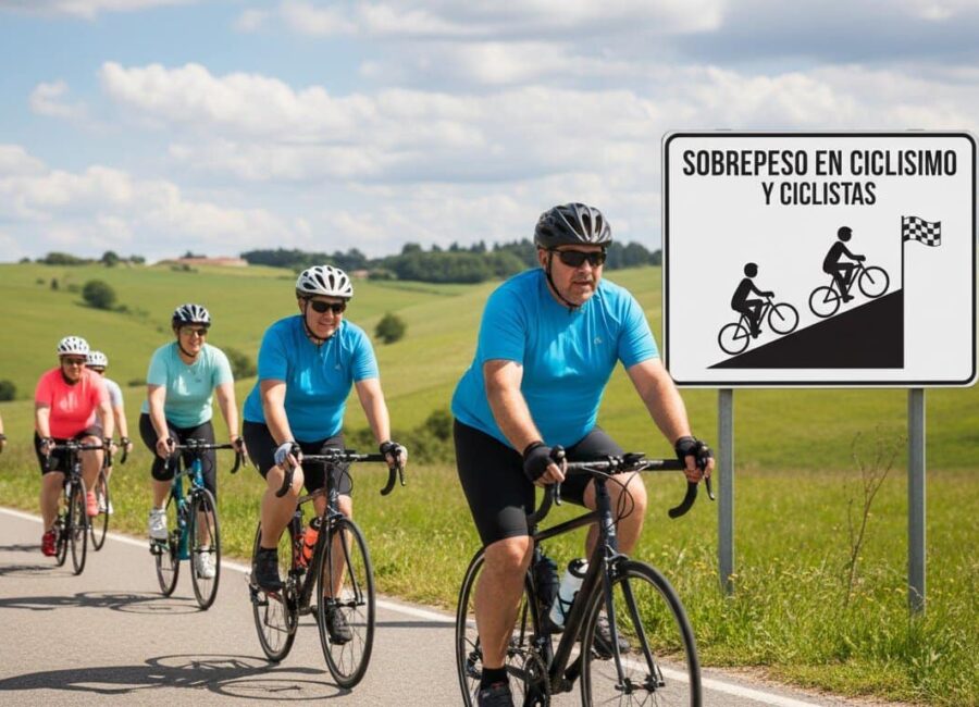 Sobrepeso en ciclismo y ciclistas