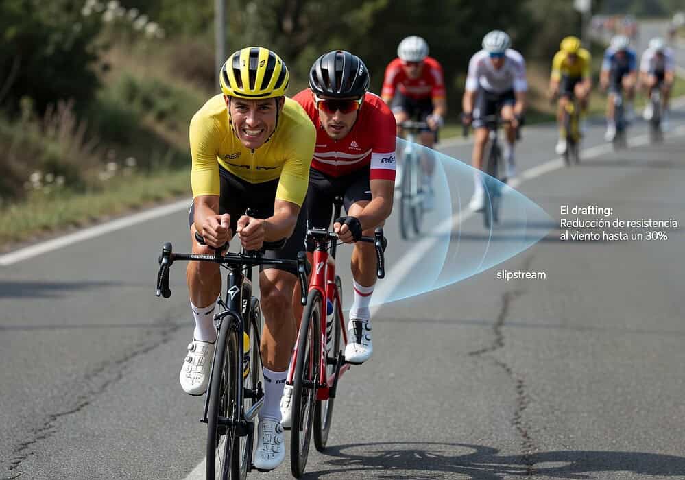 El drafting o ir a rueda