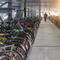 El primer parking subacuático para bicicletas en Ámsterdam