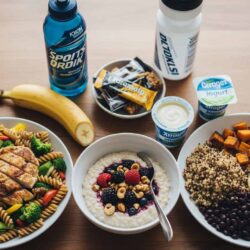 Alimentación los días previos a una carrera ciclista