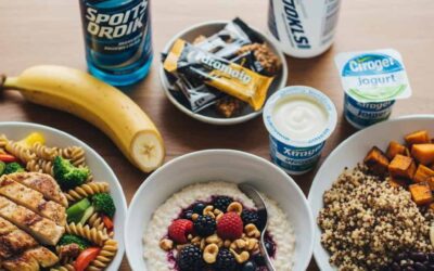 Alimentación los días previos a una carrera ciclista