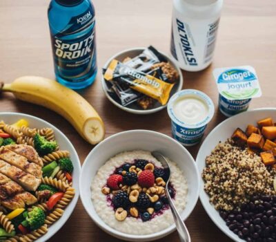 Alimentación los días previos a una carrera ciclista