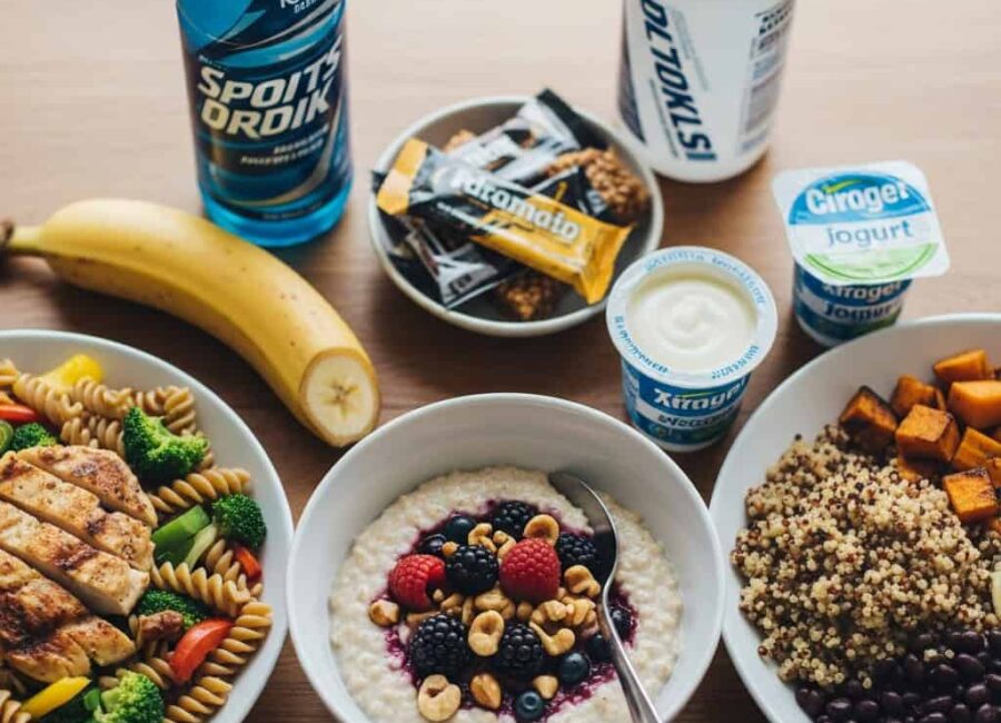 Alimentación los días previos a una carrera ciclista