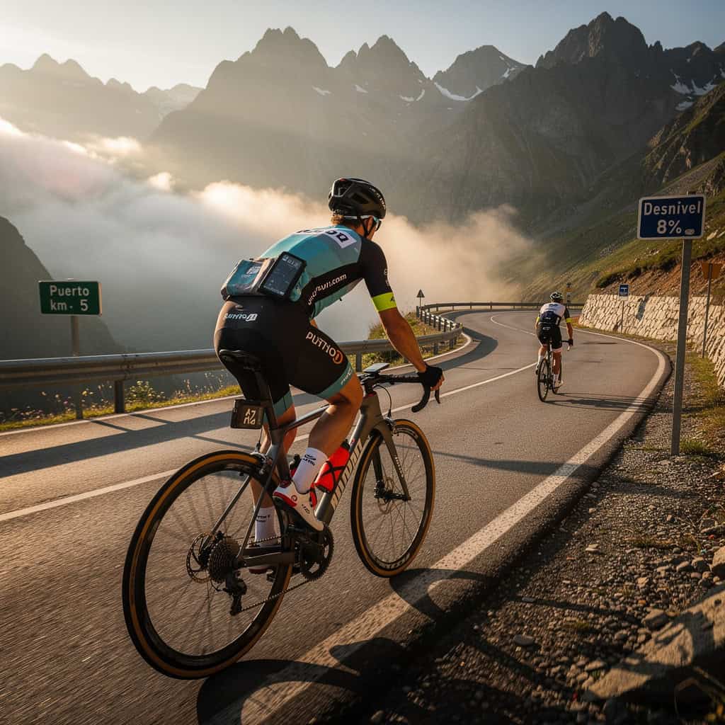 Entrenamiento ciclista para subir mejor los puertos