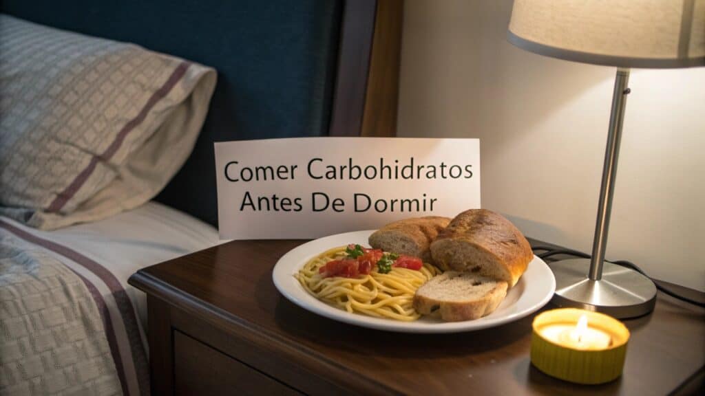 Comer carbohidratos antes de dormir