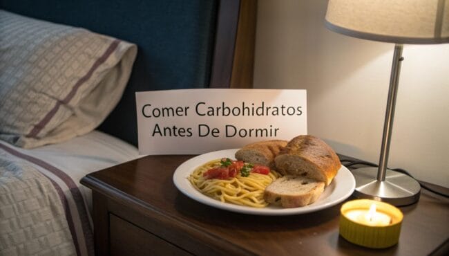 Comer carbohidratos antes de dormir