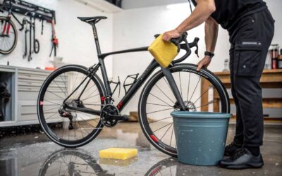 lavar bicicleta