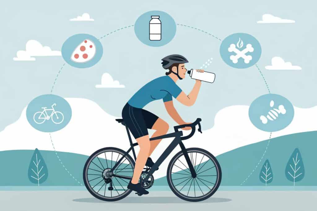 Leche y ciclismo posibles beneficios