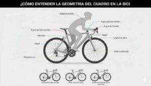Cómo entender la geometría del cuadro en la bici