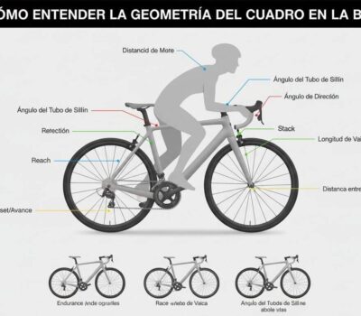 Cómo entender la geometría del cuadro en la bici