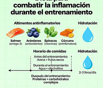 combatir la inflamación durante el entrenamiento