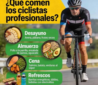 Qué comen los ciclistas profesionales