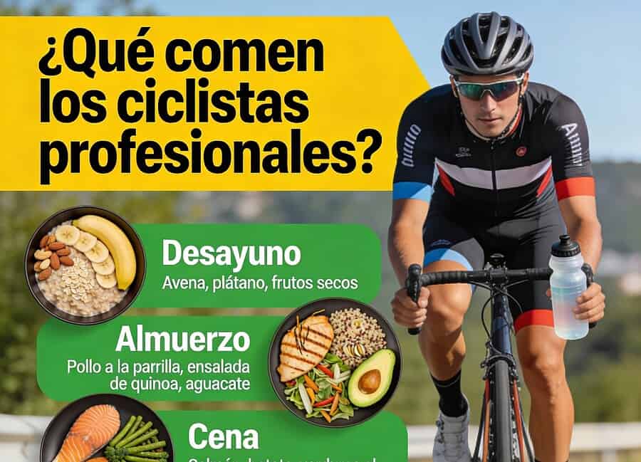 Qué comen los ciclistas profesionales