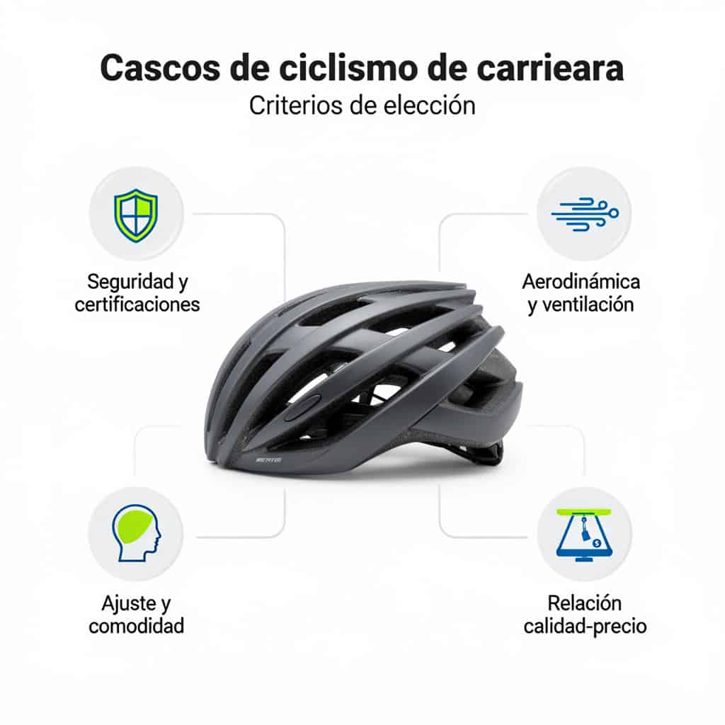 Cascos de carretera. Criterios de elección