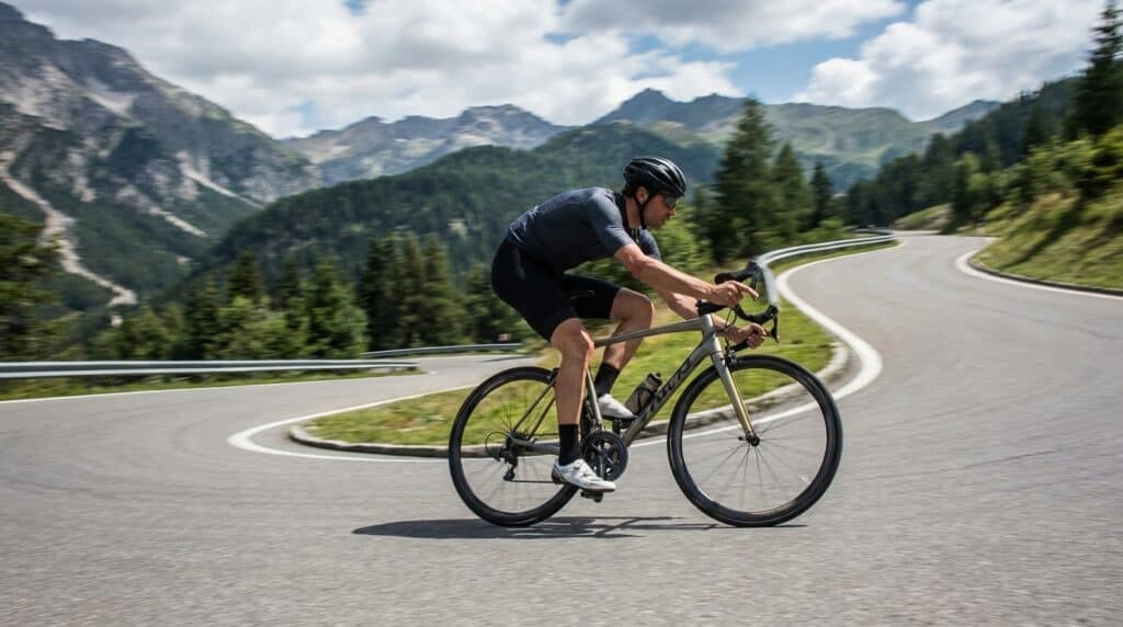 Mejora la técnica en las bajadas con la bici de carretera