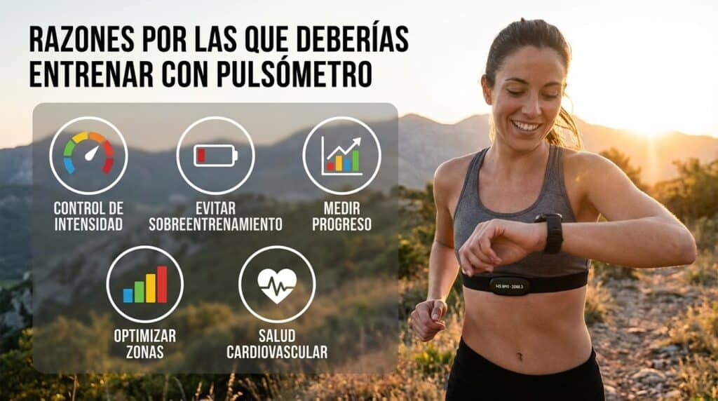 Razones por las que deberías entrenar con pulsómetro