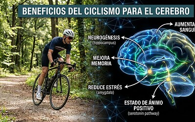 Beneficios del ciclismo para el cerebro