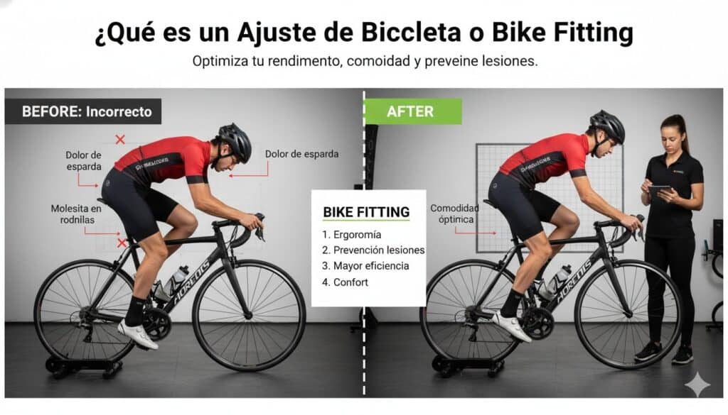 ¿Qué es un Ajuste de Bicicleta o Bike Fitting?