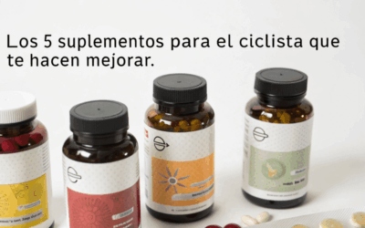 Los 5 suplementos para el ciclista que te hacen mejorar