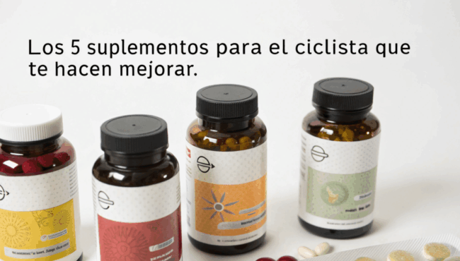 Los 5 suplementos para el ciclista que te hacen mejorar